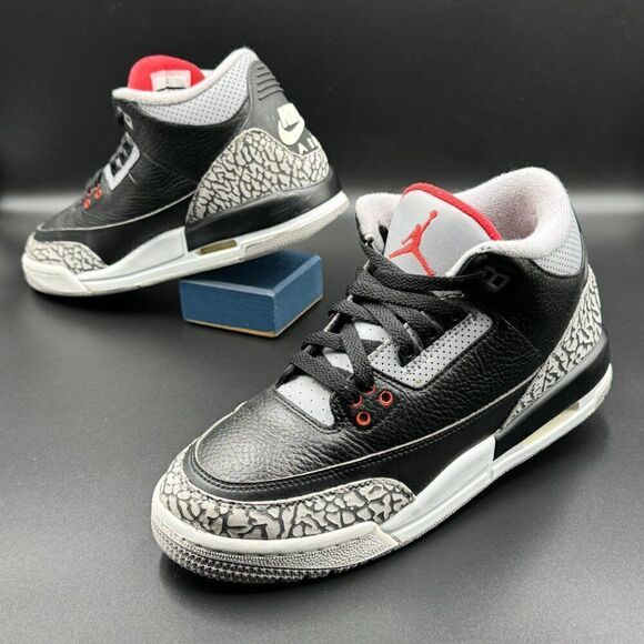 Air Jordan 3 Retro OG BG 'Black Cement' 2018 - Picture 8 of 8